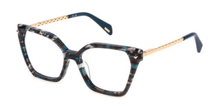 Police VPLN55 women Havana Butterfly Eyeglasses