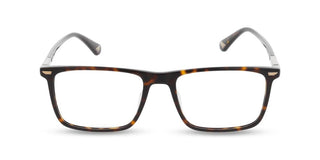 Police Vplq68 Unisex Havana Rectangle Eyeglasses