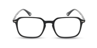 Police Vplq69 Unisex Black Squared Eyeglasses