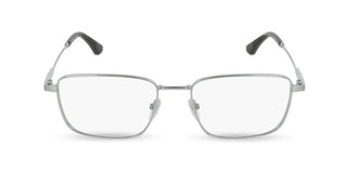 Police VPLQ74 men Silver Squared Eyeglasses