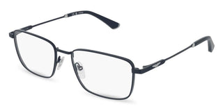Police Vplq74 Men Blue Squared Eyeglasses