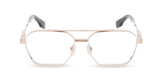 Police Vplq76 Men Rose Gold Squared Eyeglasses