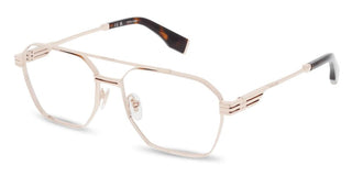 Police Vplq76 Men Rose Gold Squared Eyeglasses