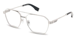 Police Vplq76 Men Silver Squared Eyeglasses