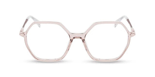 Police Vplr13 Unisex Transparent Geometric Eyeglasses