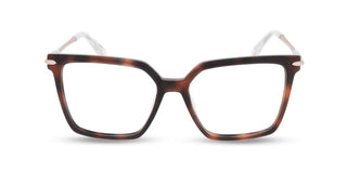 Police VPLR14 unisex Havana Squared Eyeglasses
