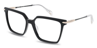 Police VPLR14 unisex Black Squared Eyeglasses
