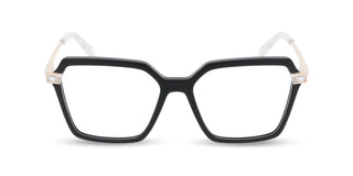 Police Vplr15 Unisex Black Squared Eyeglasses