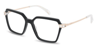 Police Vplr15 Unisex Black Squared Eyeglasses