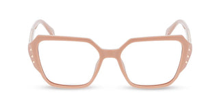 Police Vplr20 Unisex Brown Squared Eyeglasses