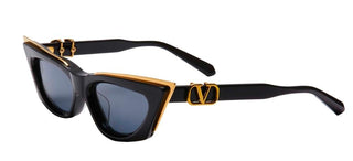 Valentino V - GOLDCUT - I women Black Cat Eye Sunglasses
