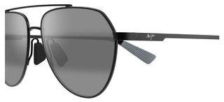 Maui Jim Waiwai Mj0634s Men Black Pilot Sunglasses