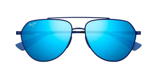 Maui Jim Waiwai Mj0634s Men Blue Pilot Sunglasses