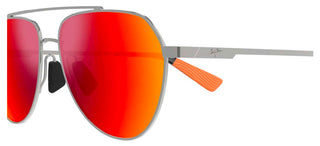 Maui Jim Waiwai Mj0634s Men Ruthenium Pilot Sunglasses