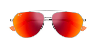 Maui Jim Waiwai Mj0634s Men Ruthenium Pilot Sunglasses