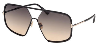 Tom Ford WARREN-02 FT 0867 unisex Black Geometric Sunglasses