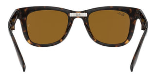 Ray-Ban WAYFARER FOLDING RB 4105 unisex Havana Squared Sunglasses