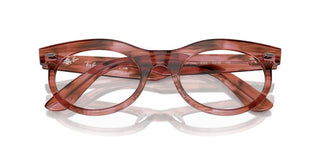 Ray-ban Wayfarer Oval 0rx 2242v Unisex Pink Geometric Eyeglasses