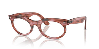 Ray-ban Wayfarer Oval 0rx 2242v Unisex Pink Geometric Eyeglasses