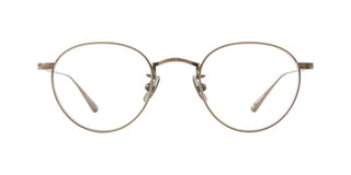 GARRETT LEIGHT WILLIAM unisex Gold Pantos Eyeglasses
