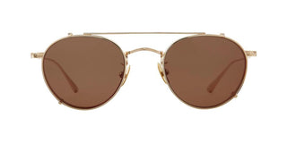 GARRETT LEIGHT WILLIAM CLIP unisex Gold Pilot Eyeglasses