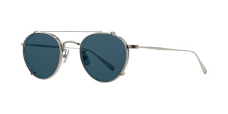 GARRETT LEIGHT WILLIAM CLIP unisex Silver Pilot Eyeglasses