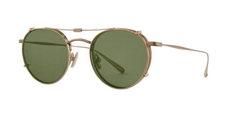 GARRETT LEIGHT WILSON CLIP unisex Gold Round Eyeglasses