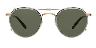 GARRETT LEIGHT WILSON CLIP unisex Silver Round Eyeglasses