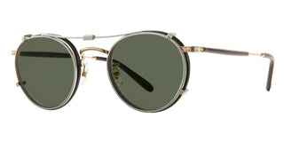 GARRETT LEIGHT WILSON CLIP unisex Silver Round Eyeglasses