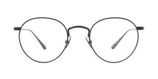 GARRETT LEIGHT WILSON M II unisex Black Round Eyeglasses