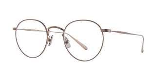 GARRETT LEIGHT WILSON M II unisex Brown Round Eyeglasses
