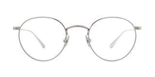 GARRETT LEIGHT WILSON T unisex Silver Round Eyeglasses