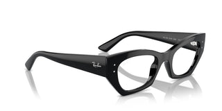 Ray-ban Zena Rx 7330 Unisex Black Geometric Eyeglasses