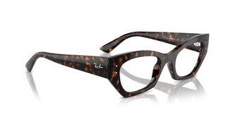 Ray-ban Zena Rx 7330 Unisex Havana Geometric Eyeglasses
