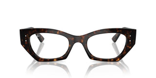 Ray-ban Zena Rx 7330 Unisex Havana Geometric Eyeglasses