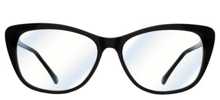 zerOne five ZO CP129-B BLUE BLOCK women Black Cat Eye Eyeglasses