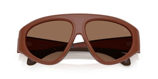 Moncler Zyra Me8014u Unisex Brown Geometric Sunglasses