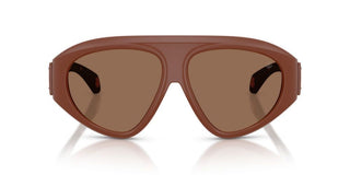 Moncler Zyra Me8014u Unisex Brown Geometric Sunglasses