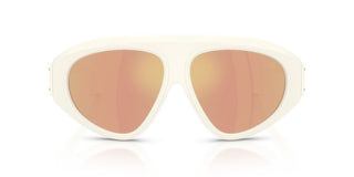 Moncler Zyra Me8014u Unisex White Geometric Sunglasses
